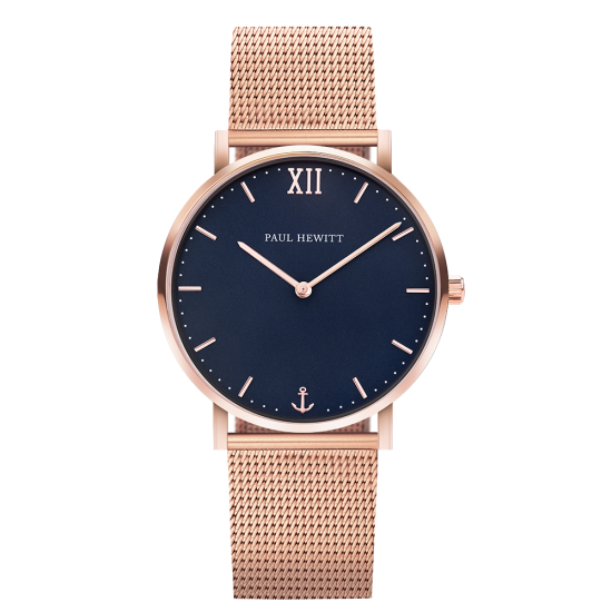 Sailor Line ブルーラグーン/ローズゴールドメッシュ(39mm,36mm)