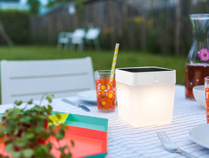 basketbal ethisch bloemblad LUTEC Handy Solar Cube Table Light with 1W 100Lumen