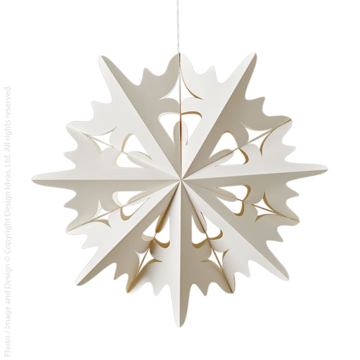 Flurry Paper Snowflake Arctic (Medium) - texxture™ – texxture home