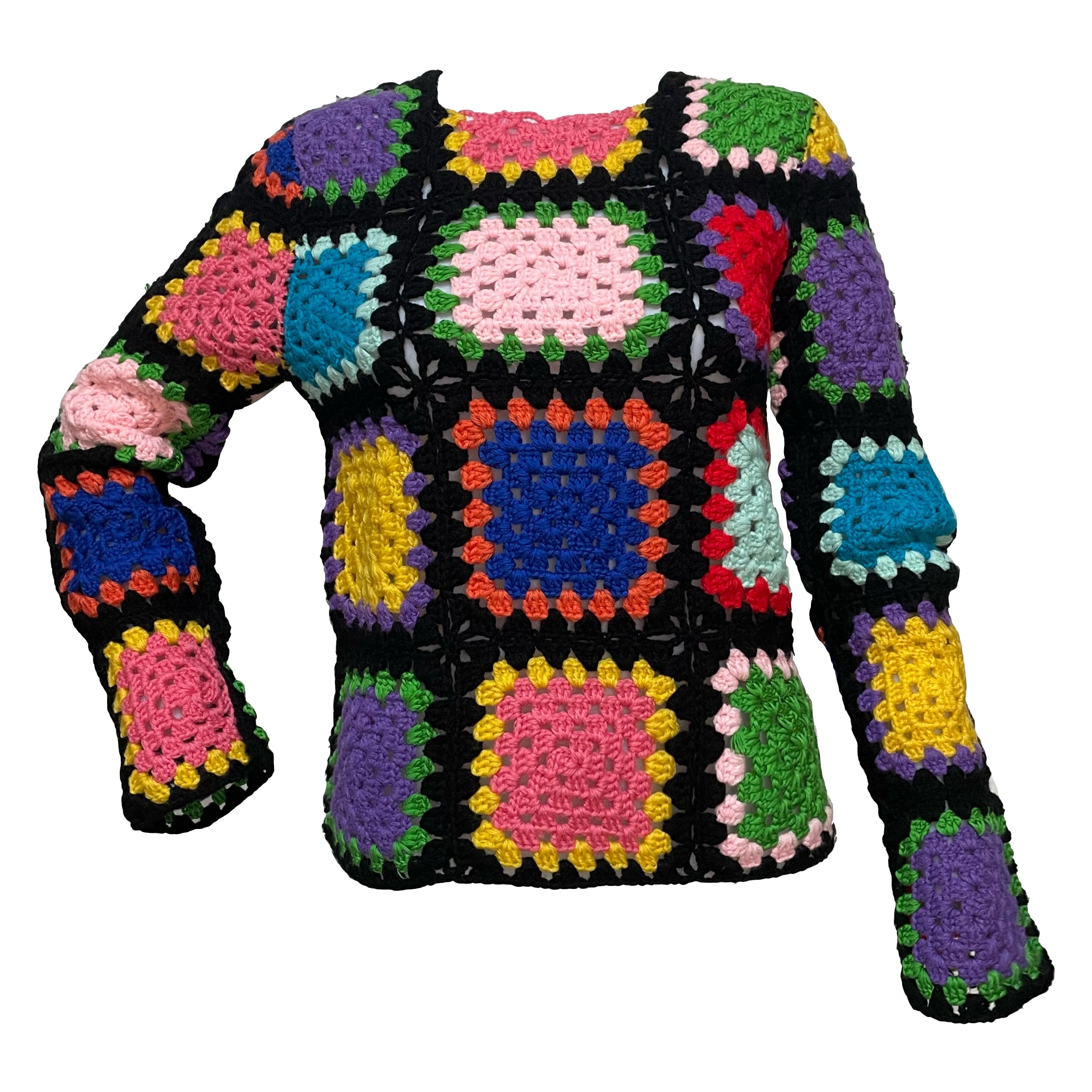 COMME DES GARCONS Patchwork Knit Sweater – 24/7 archives