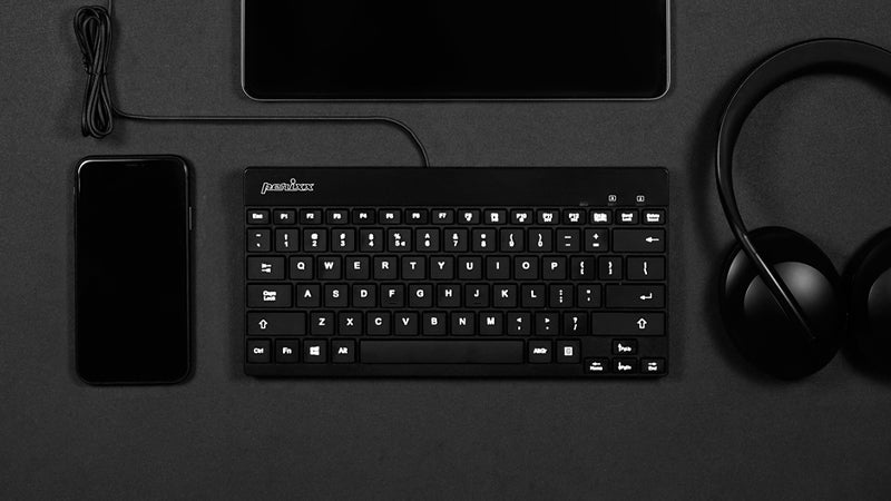 Backlit Mini Wired Keyboard