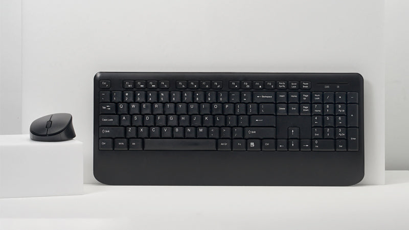 Full Size Keyboard and Mouse set.