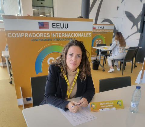 Ana Hernandez, CEO of Deliberico, at Go Globla in Alicante, Spain