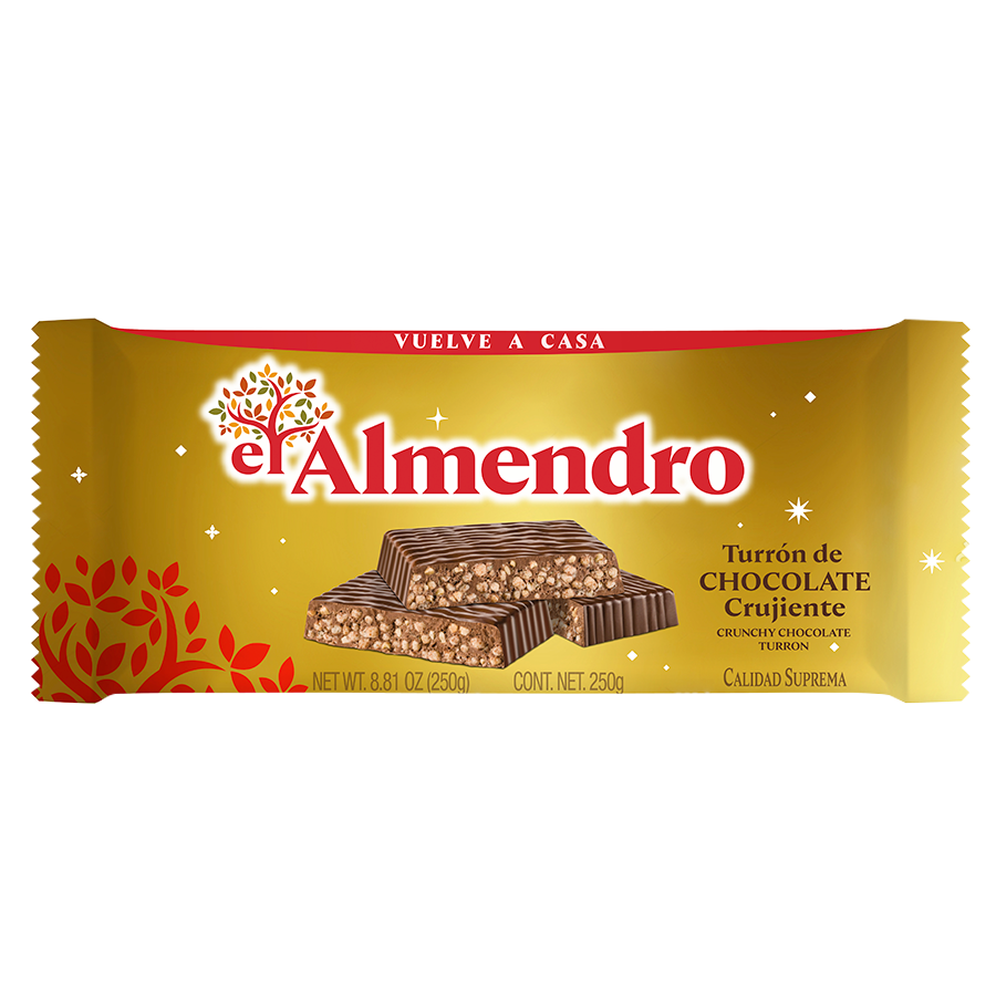 Crunchy chocolate turron by El Almendro – Deliberico