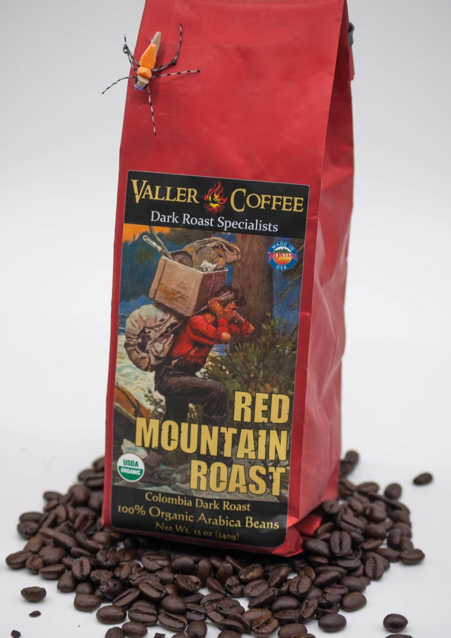 Valler Coffee | Red Mountain Roast Whole Bean Made In Montana - Hi-Country Snack Foods Inc.