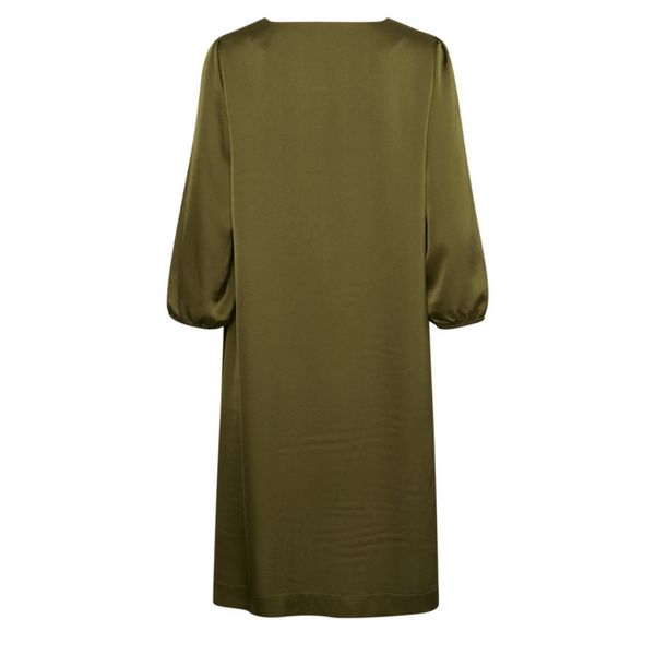 Saint Tropez Mila Roll Neck AW23 Dress Reflecting Jumping – Pond Long - Bean