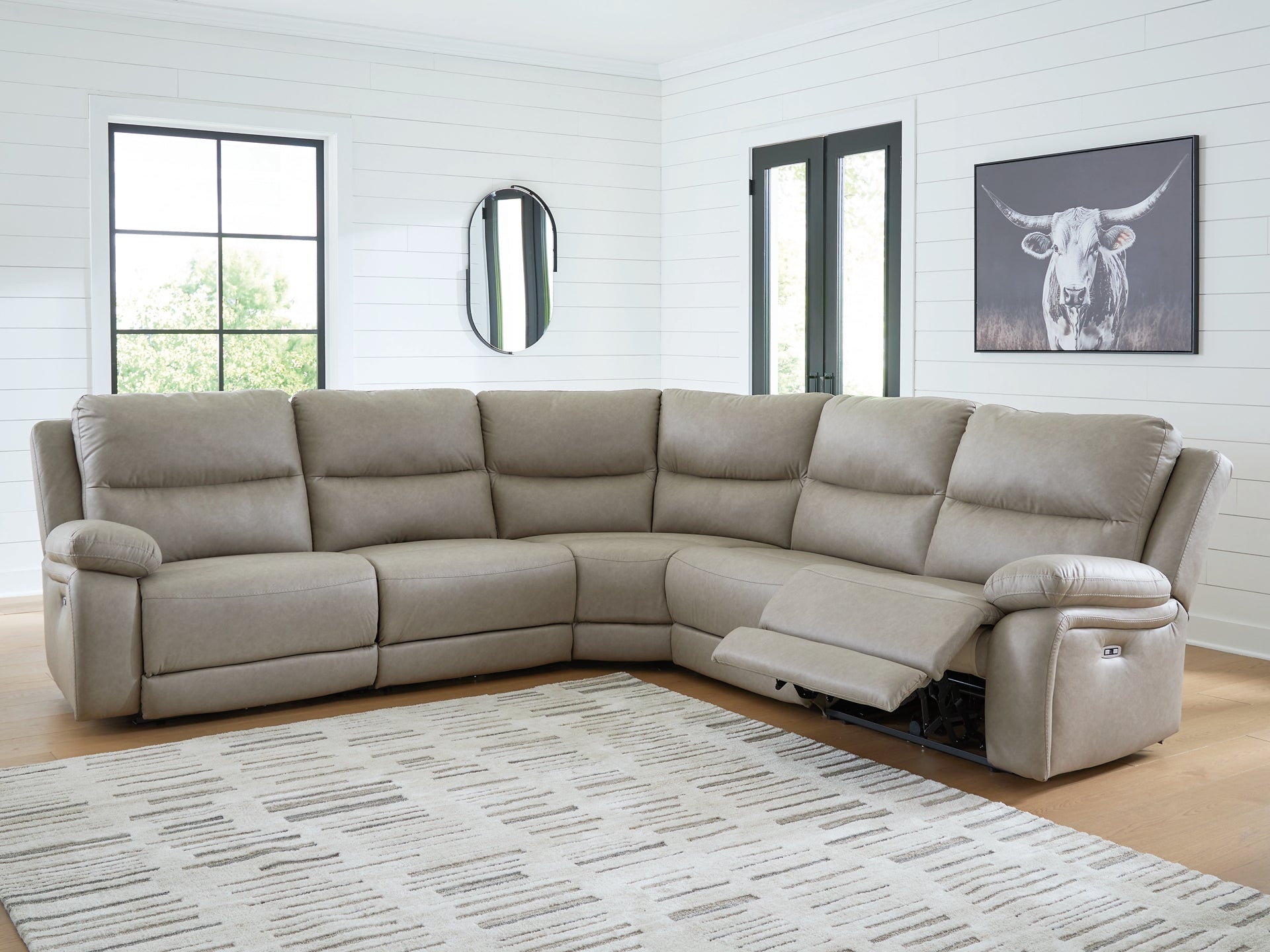 5-Piece Power Reclining Sectional from Narwhal Place