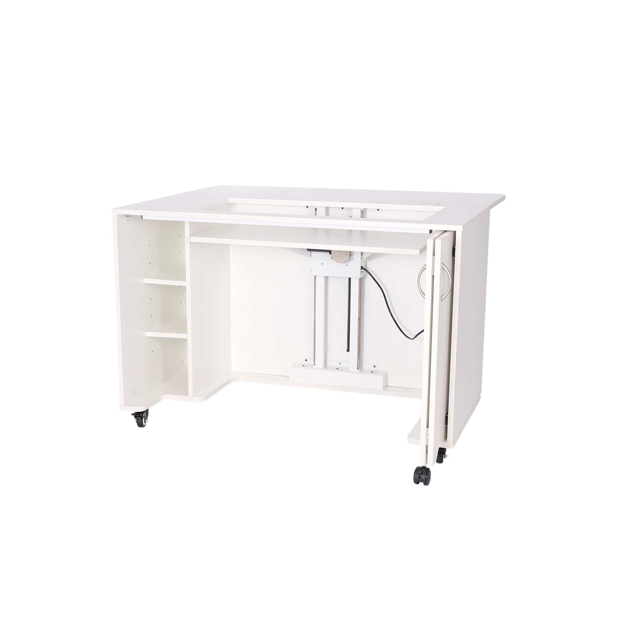 sewing table with electric lift