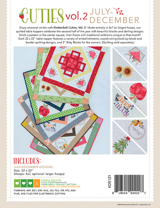 Kimberbell Mini Quilts, Vol. 1: Jan – June Embellishment Kit - Stitch by  Stitch