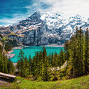 Personalisierte Leinwand Bergpanorama