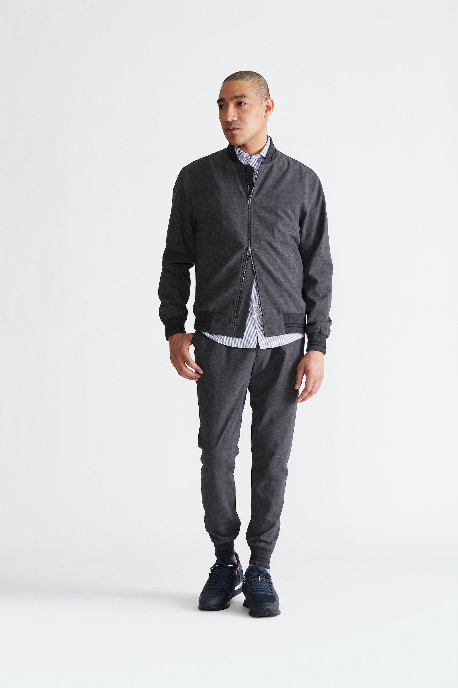 Heritage Collection Charles Straight Trouser - Charcoal Grey