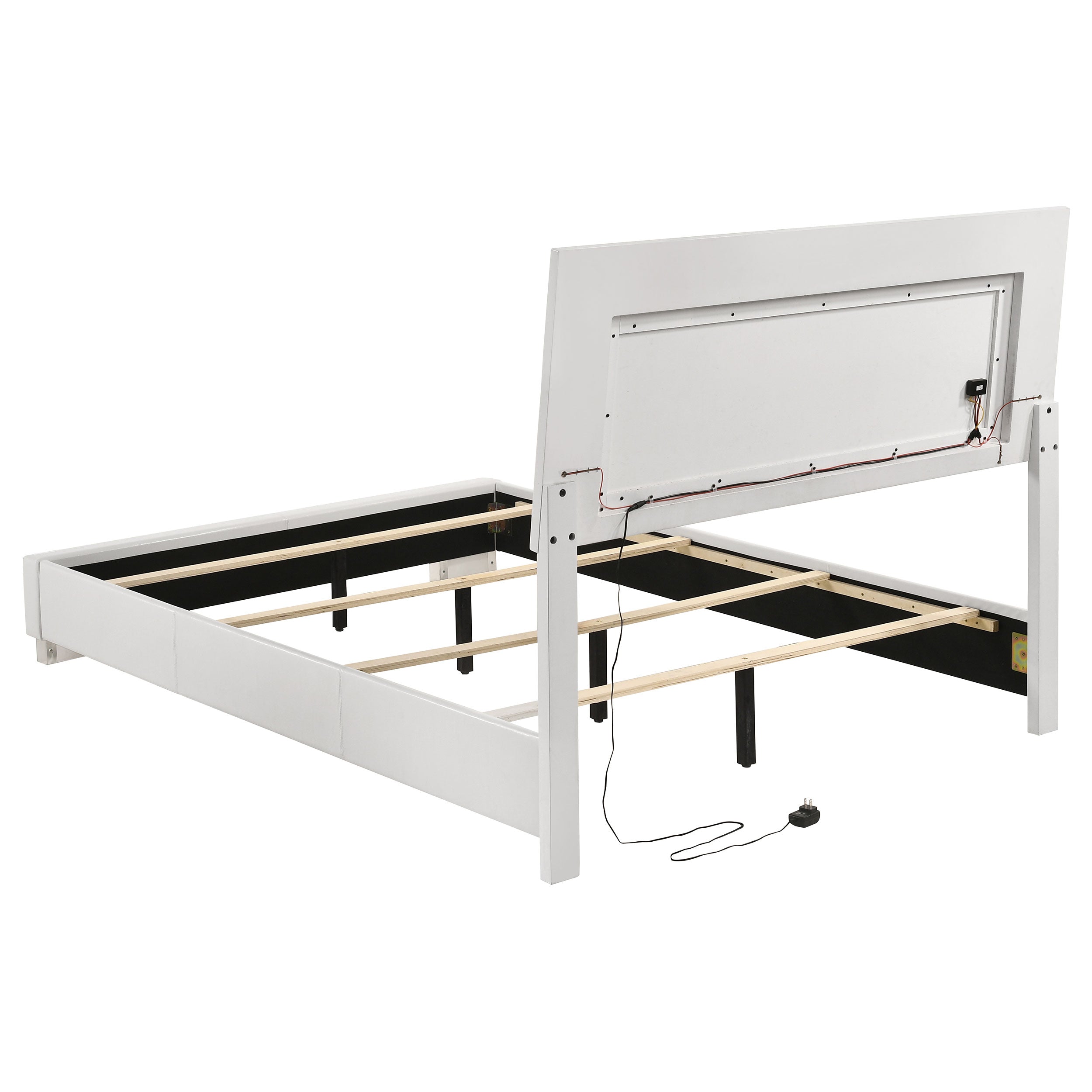 White High Gloss 5-piece Twin Bedroom Set - Felicity