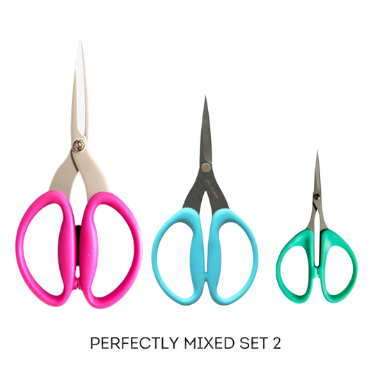 Karen Kay Buckley Perfect Micro Serrated Scissor - SET 3 – ART