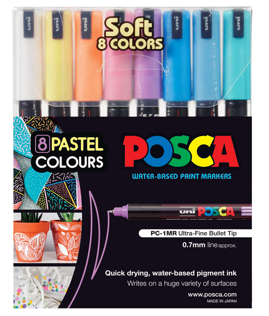Posca Paint Pen - Black and White set – ART QUILT SUPPLIES - 2 Sew