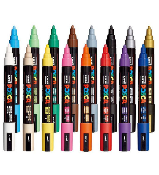 Posca Paint Pens - PC1MR - Ultra fine – ART QUILT SUPPLIES - 2 Sew