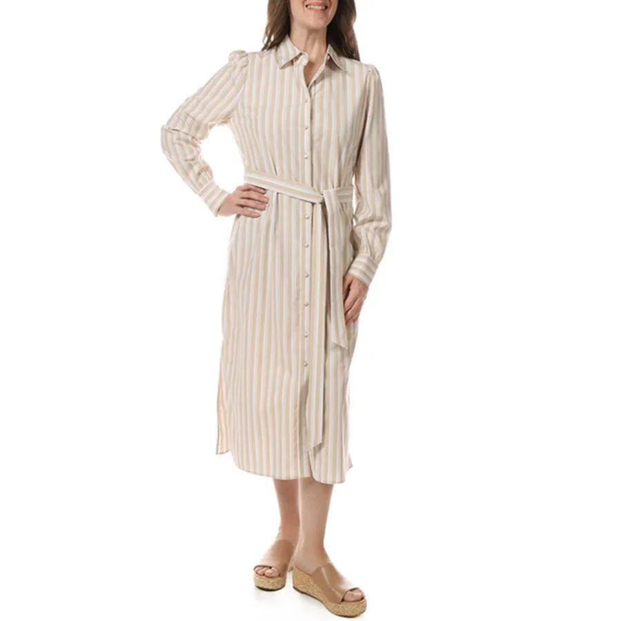 Vineyard Vines Womens Poplin Midi Shirt Dress ShopCGX