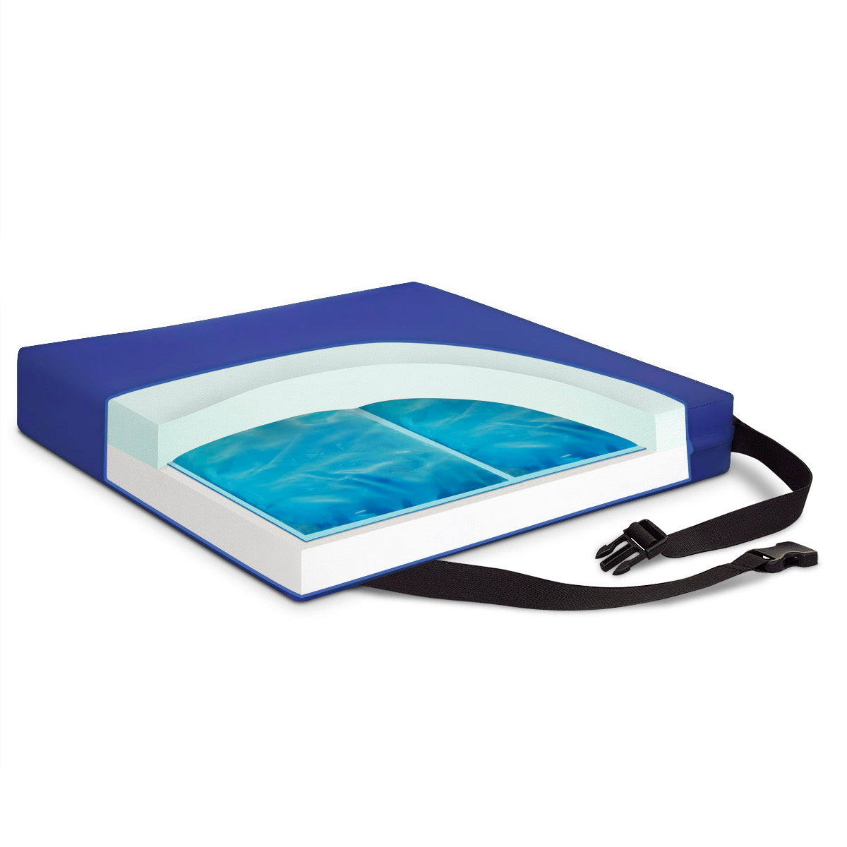 Bariatric Anti-Microbial Gel-Foam Pressure Relief Cushion