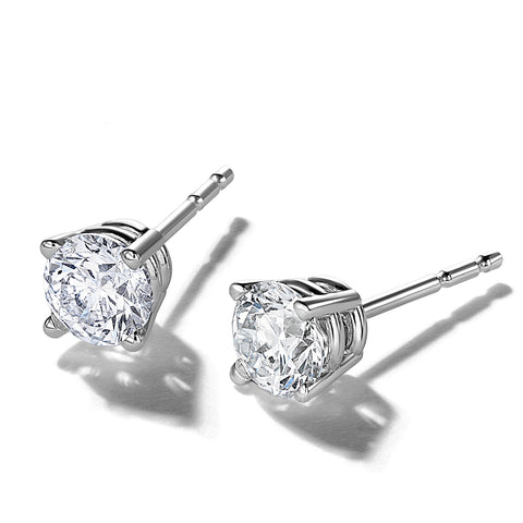 boucles d'oreilles en diamant