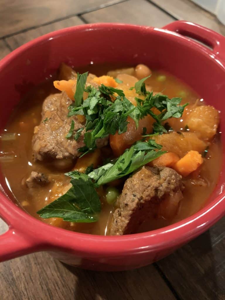 elk meat stew