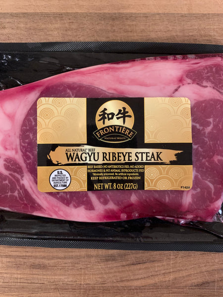 Wagyu rib-eye steak