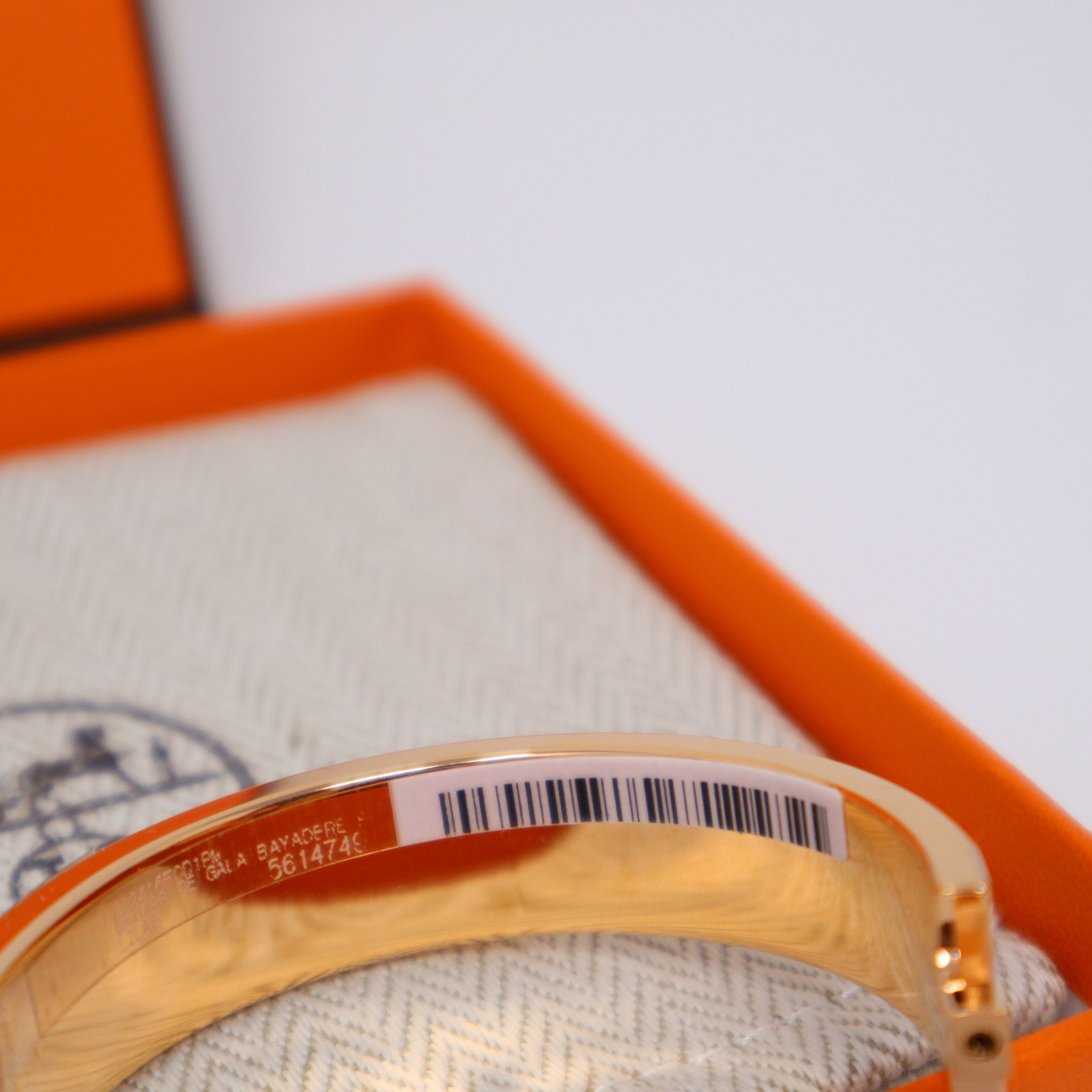 新品】 HERMES ブレスレット Clic Clac H Brides de Gala Bayadere アクセサリー 