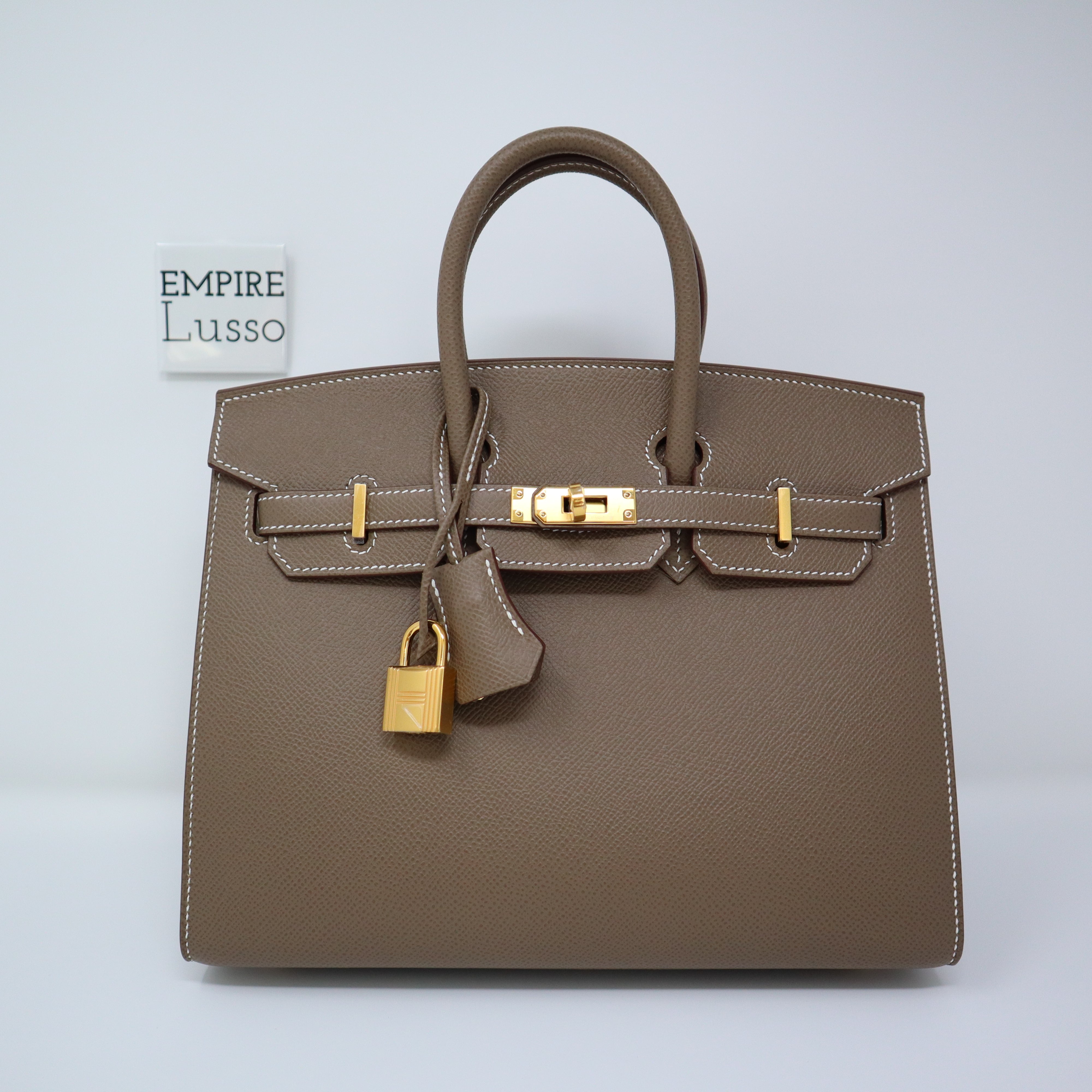 birkin 25 gold epsom