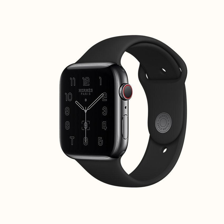 割引発見 Apple Watchエルメス黒ラバーバンド*38,40,41mm用 ラバー 