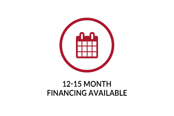12-15 Month Financing Available
