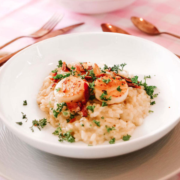 Risotto with Seared Scallops