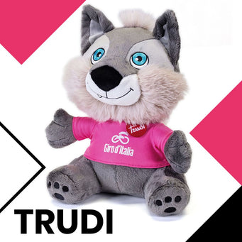 Trudi mascotte Giro d'Italia Wolfie
