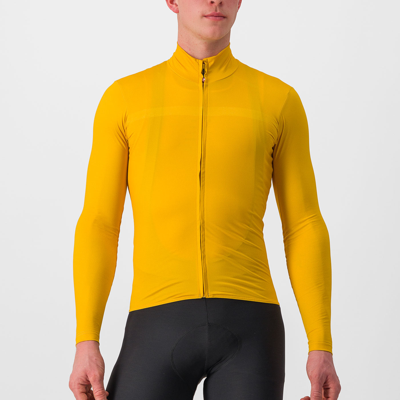 Castelli Pro Mid long sleeves jersey - Yellow | All4cycling
