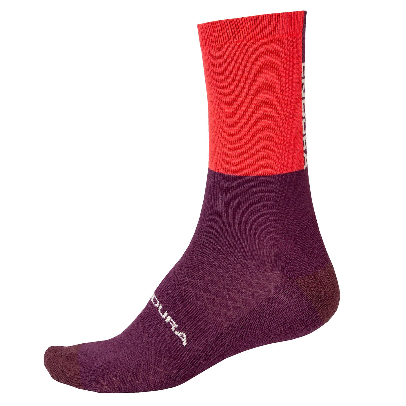 Endura Baabaa Merino Winter socks - Red violet | All4cycling