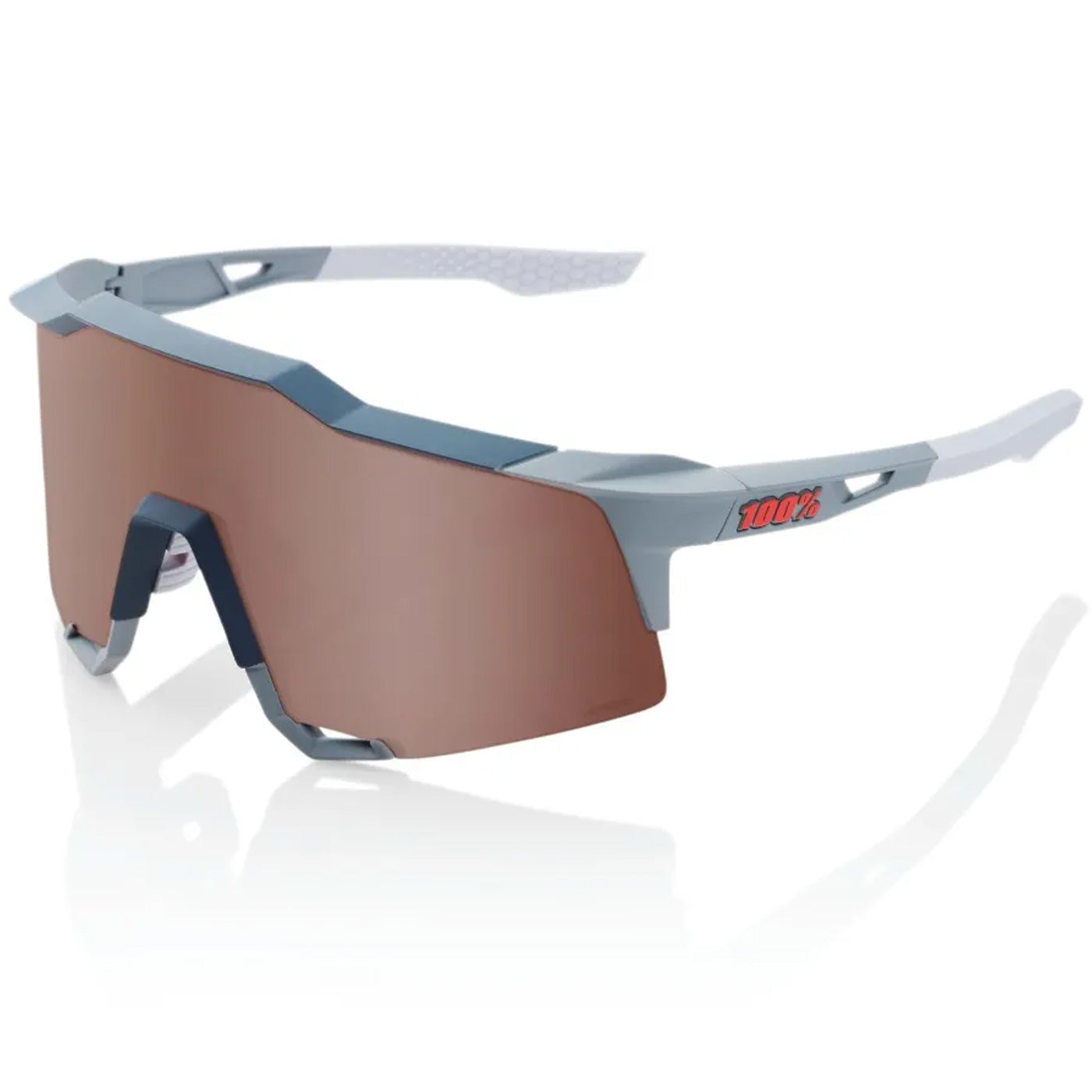 100% Speedcraft sunglasses - Soft Tact Stone Grey HiPER Crimson Silver ...