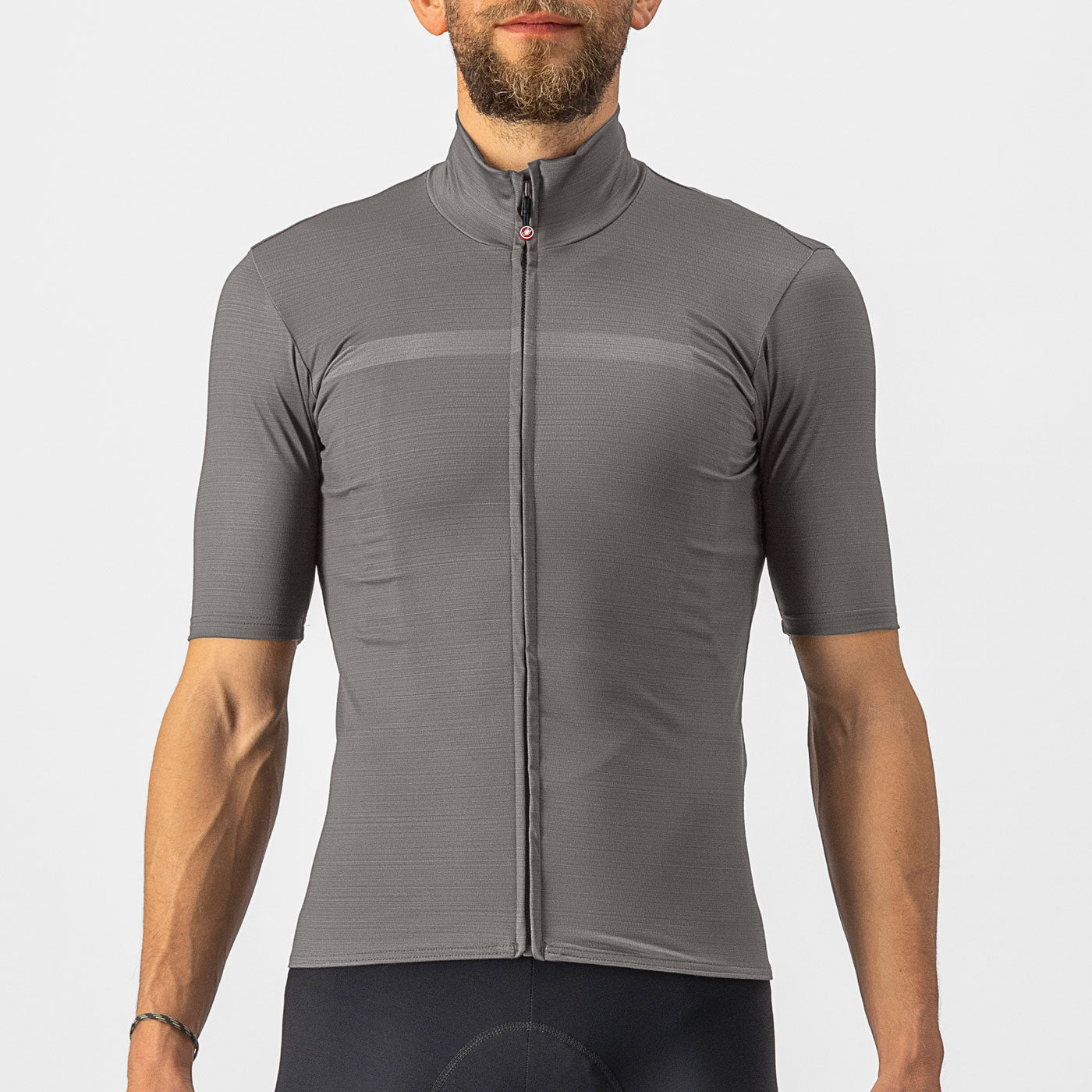 Castelli Pro Thermal Mid jersey - Light grey | All4cycling