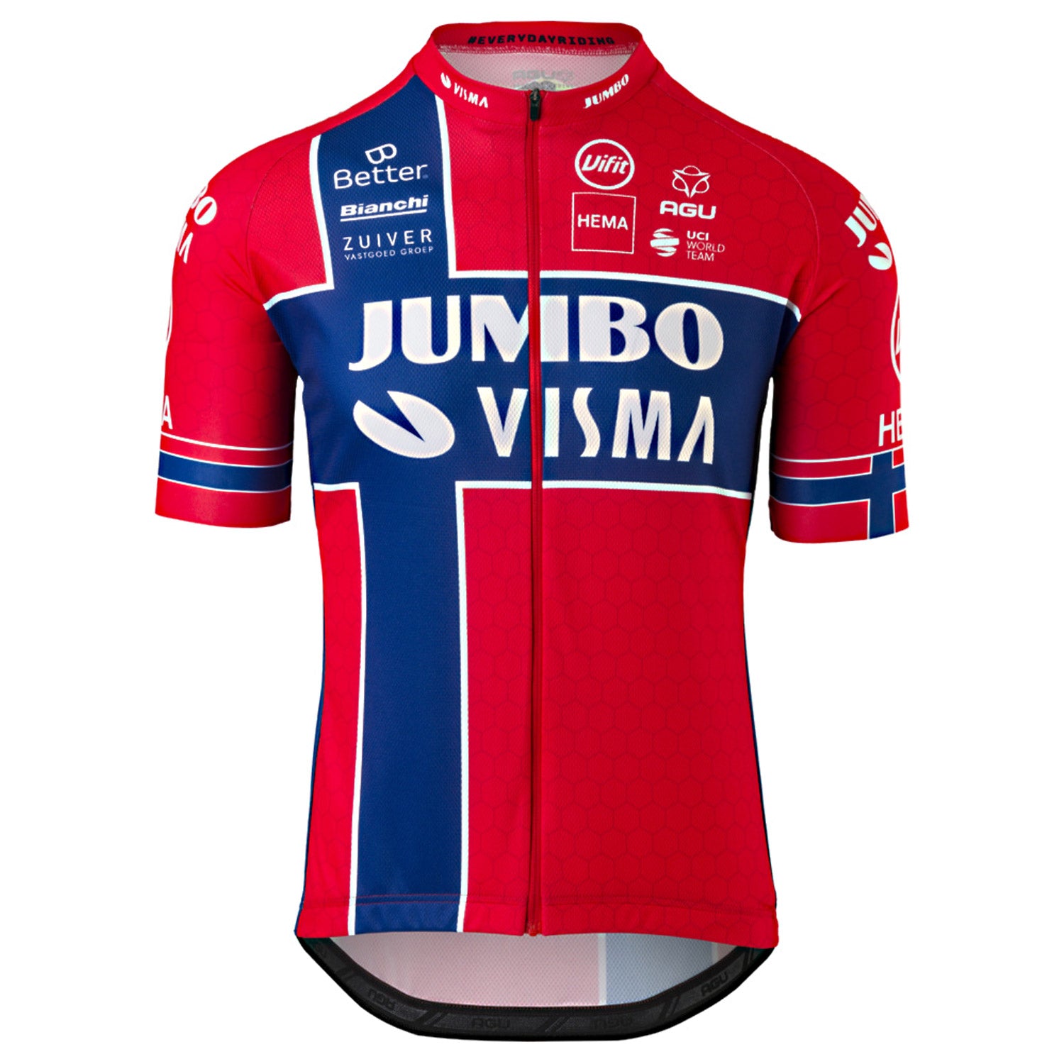 Jumbo Visma 2020 jersey - Norwegian champion | All4cycling