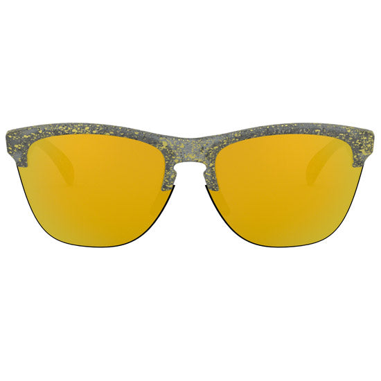 Oakley Frogskins Lite sunglasses - Splatter Crystal Black 24K Iridium |  All4cycling