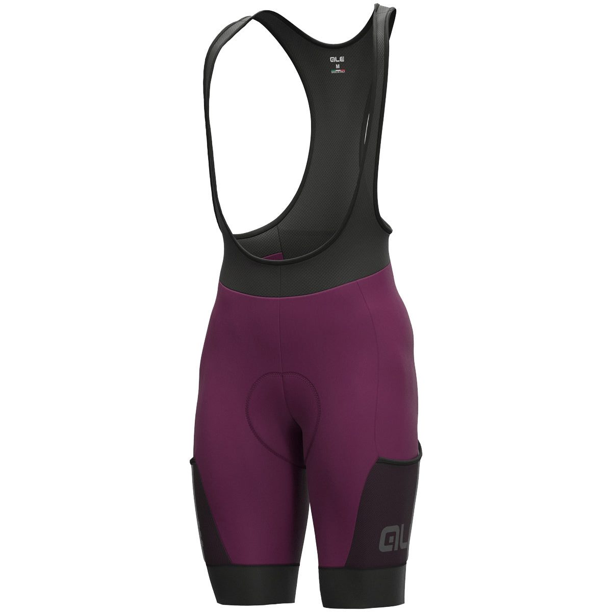 purple bib shorts