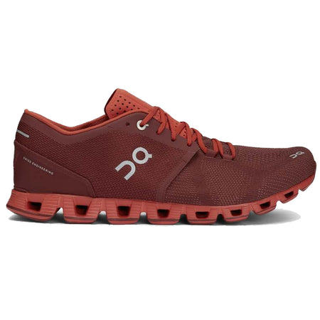 maroon on cloud shoes