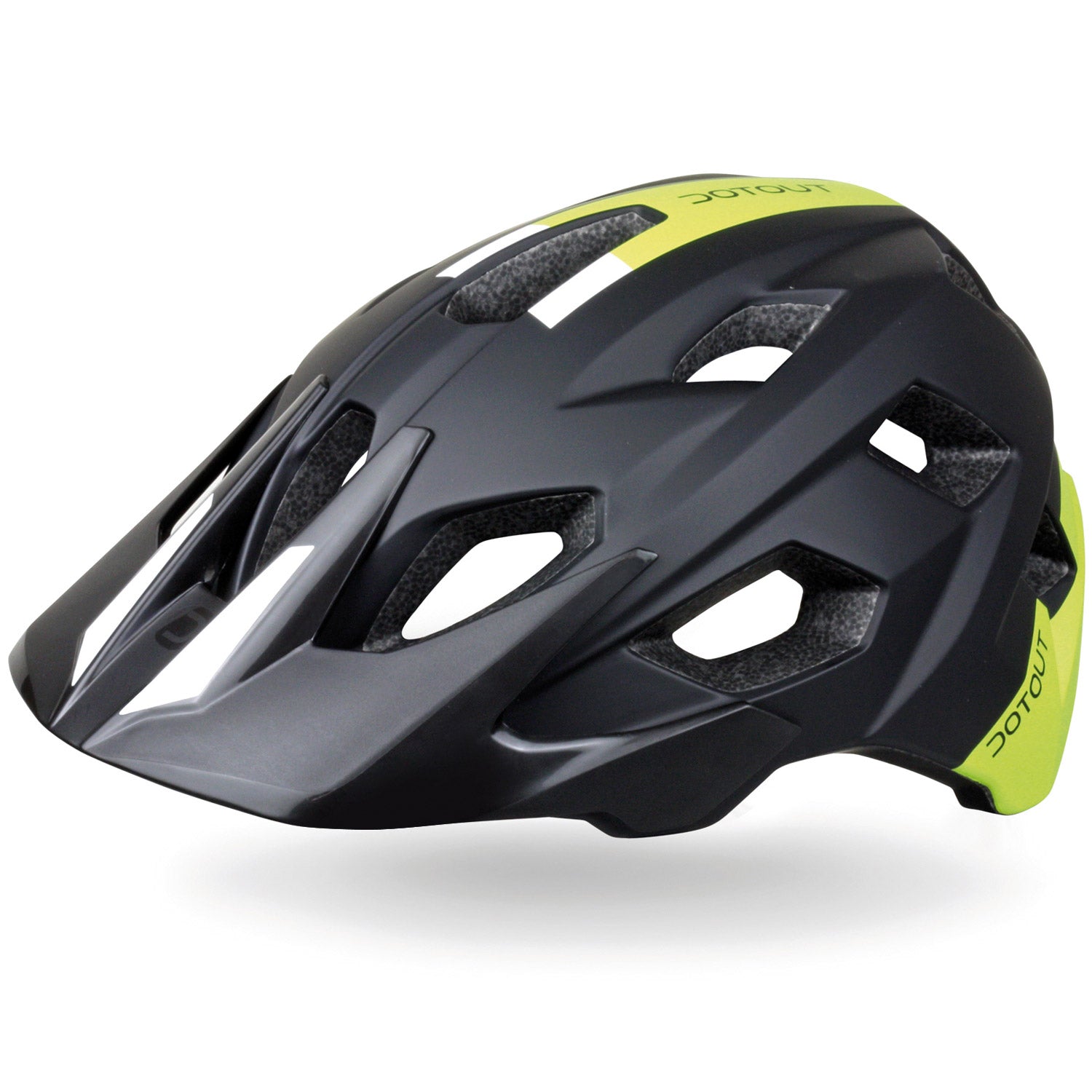 DotOut Hammer Helmet - Black lime | All4cycling