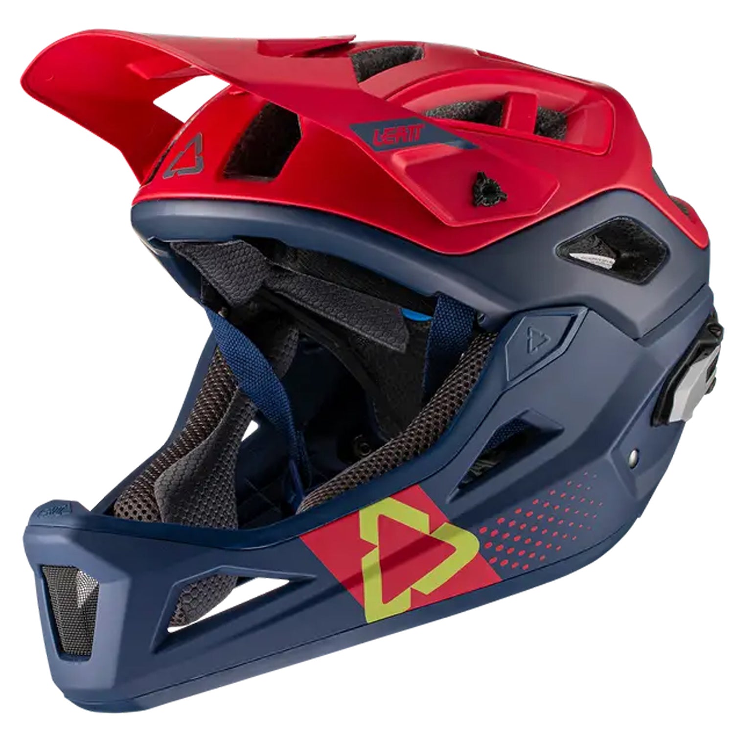 Leatt MTB 3.0 Enduro helmet - Blue red | All4cycling