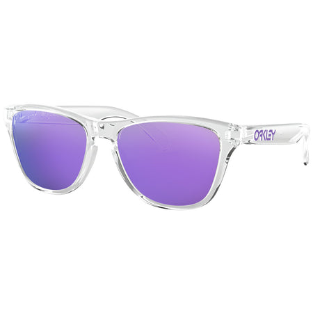 Oakley Frogskins XS sunglasses - Polished Clear Violet Iridium | All4cycling