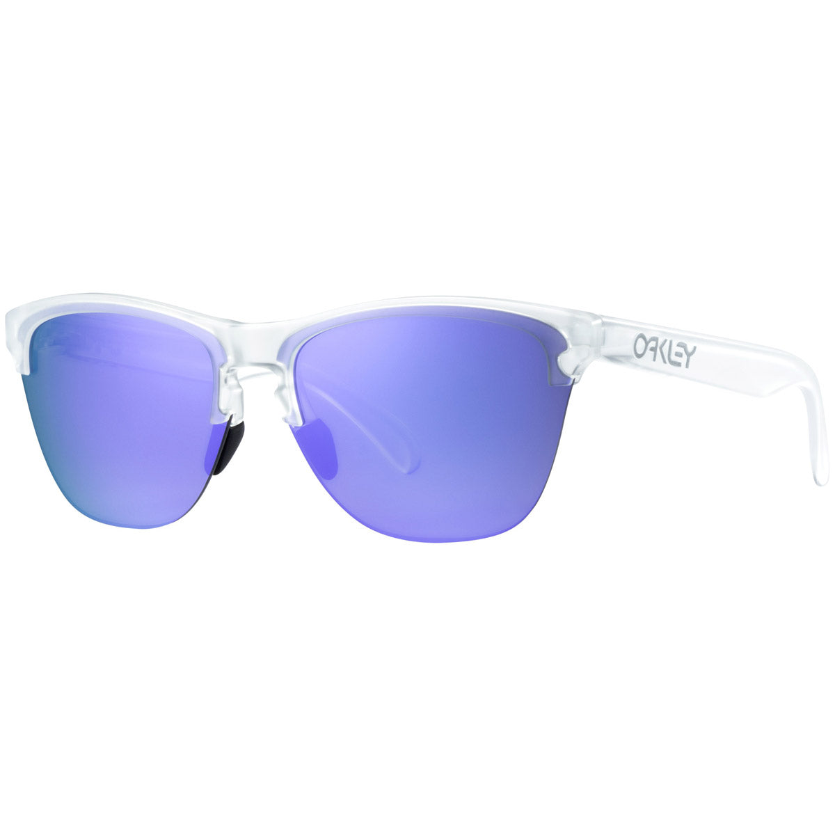 Oakley Frogskins Lite sunglasses - Matte clear Violet iridium | All4cycling