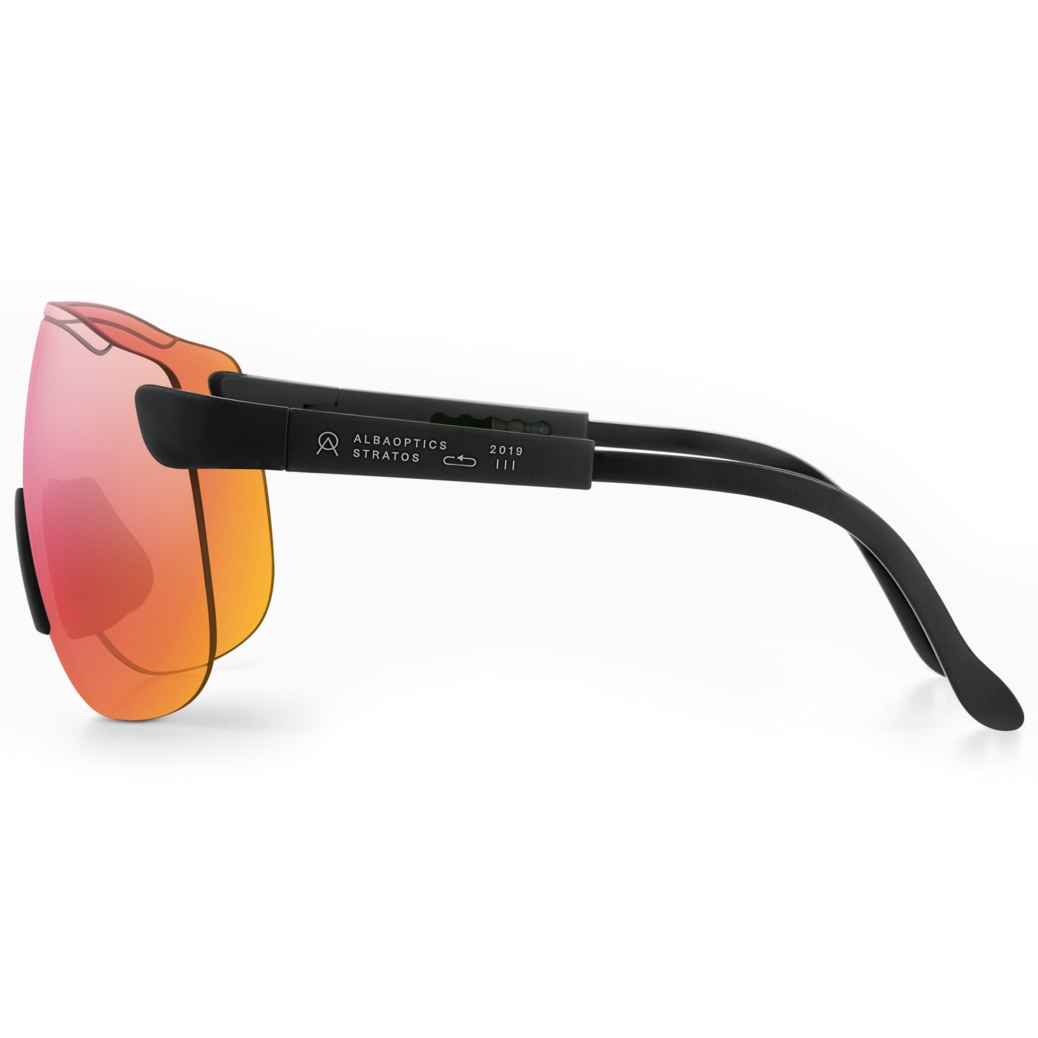 Occhiali Alba Optics Stratos - Blk Vzum ML Lava | All4cycling