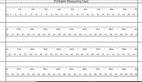 printable tape measure template