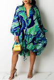 Waters Art Dress (+Colors/XL-5X)