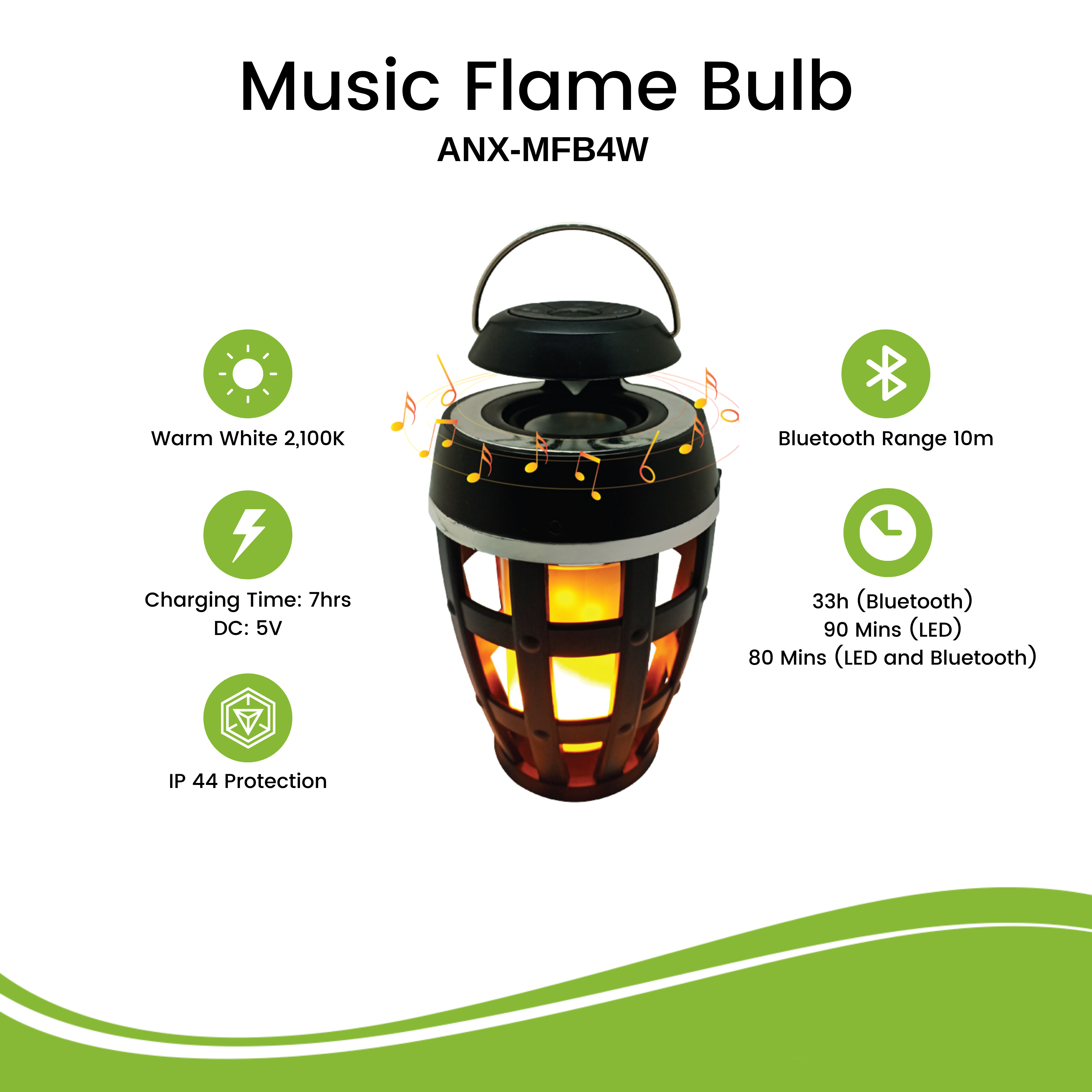 nxled bluetooth speaker bulb