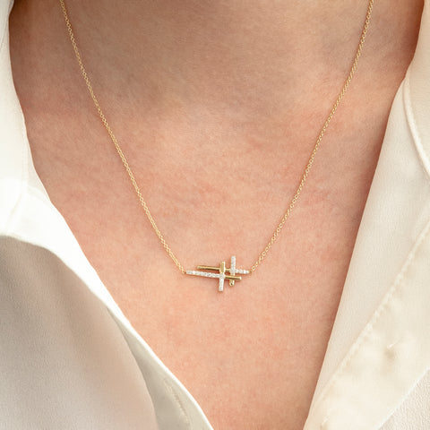 celine-sideways-double-cross-diamond-pendant