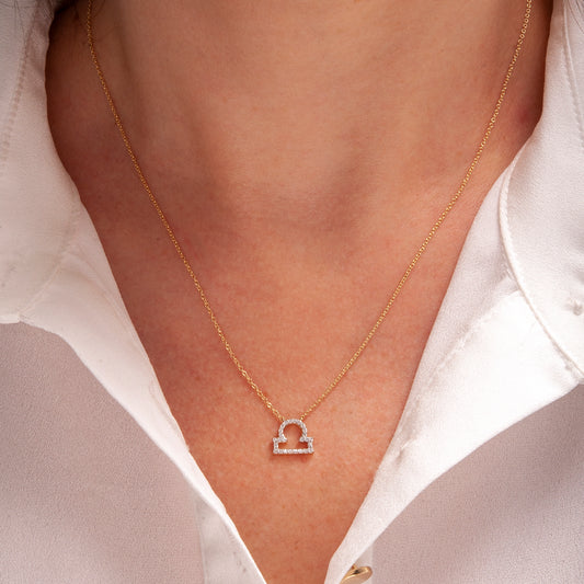 Capricorn Zodiac Diamond Necklace – Miki and Jane