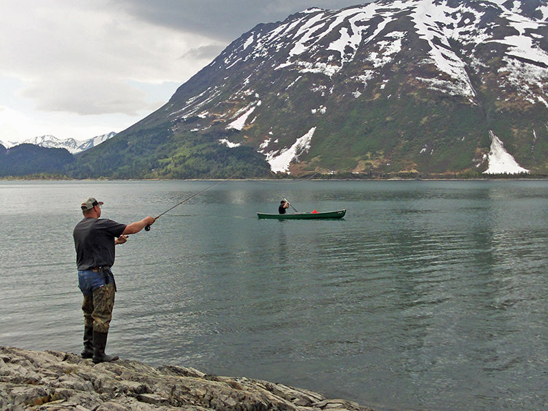 Kalb Stevenson is an experienced biologist and fisherman and a long-time Alaskan. He is the owner of Axiom Environmental, a consulting company based in Anchorage, Alaska. Dr. Stevenson has authored numerous peer-reviewed articles, agency reports and popular press pieces in the areas of fish and wildlife ecology and environmental science. He enjoys spending time with family and friends and fishing around the state. This article originally appeared in the July 2014 issue of Last Frontier Magazine. If you enjoyed this article, check out “Alaska’s Aggressive Arctic Grayling“, “Situk River Fly Fishing For Spectacular Spring Steelhead“, “Urban Salmon Fishing on Ship Creek in Anchorage“, and “King Salmon Fishing on the Deshka River.”