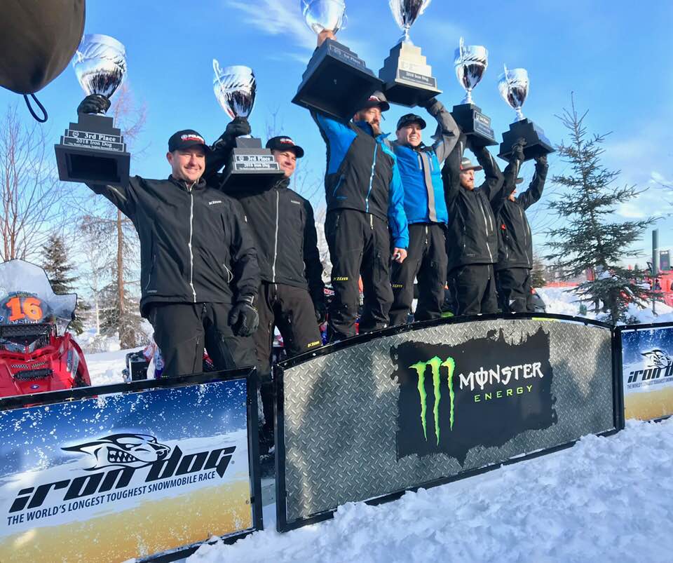 2018 Iron Dog Podium